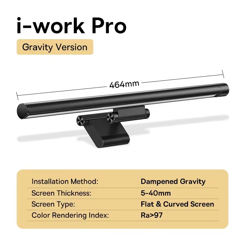 Bas192.- Lampe de bureau pour ordinateur portable, écran, USB, nouveau, lampe de table, moniteur, étude, lecture