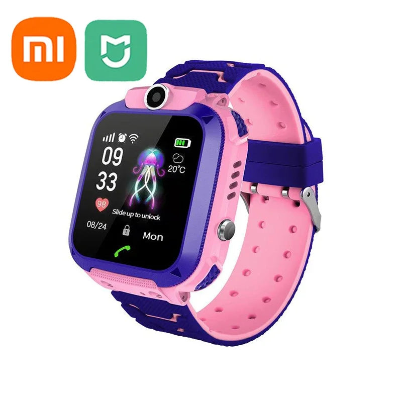 Xiaomi enfants montre intelligente SOS GPS localisation Tracke carte Sim appel enfant montre intelligente caméra étanche montre cadeau pour Ios Android
