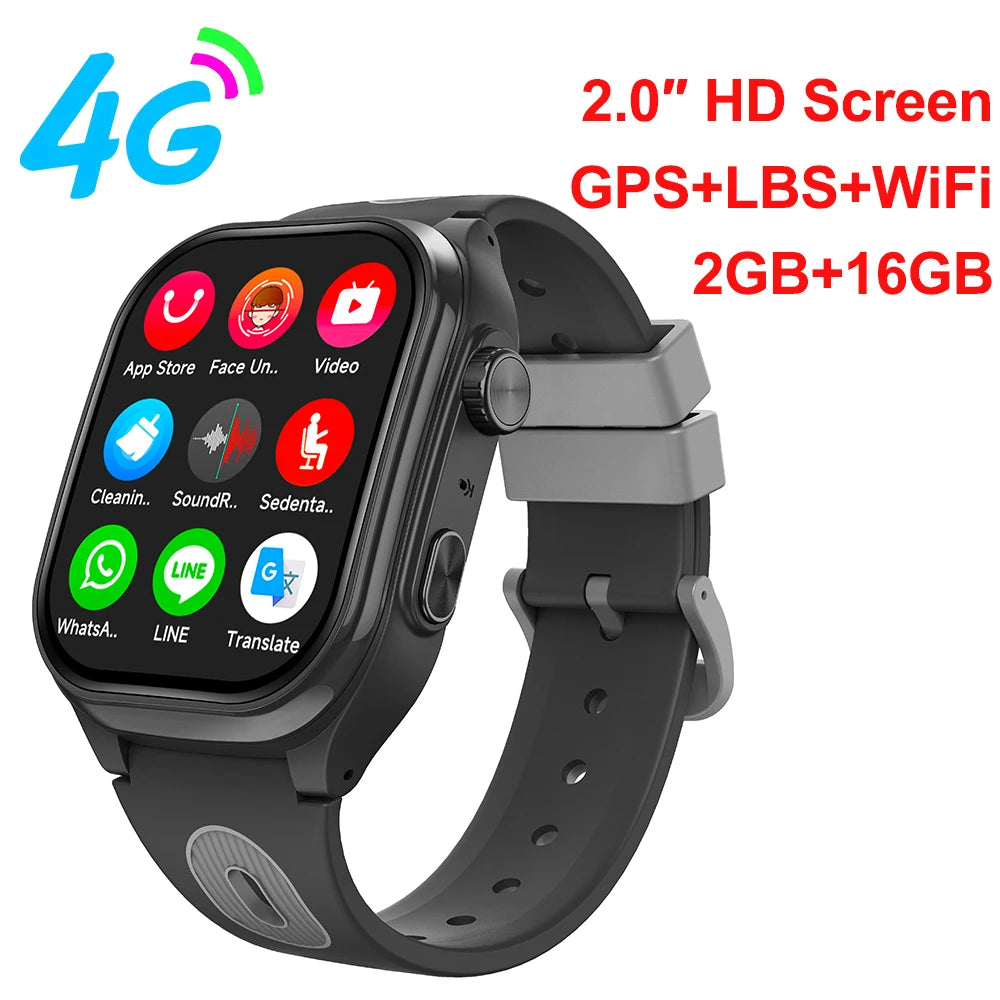 4G enfants montre intelligente GPS WIFI appel vidéo APP télécharger SOS appel téléphonique enfants Smartwatch moniteur Tracker localisation garçons filles cadeau