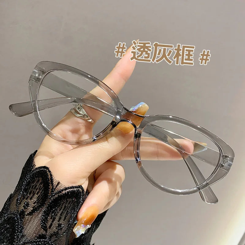 Lunettes de lecture anti-lumière bleue, style œil de chat à la mode, extrêmement simples et élégantes pour les personnes d'âge moyen et âgées