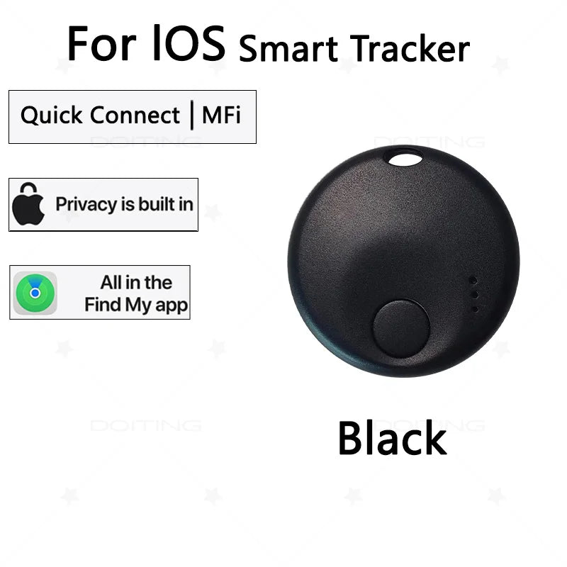 Nouvelle mini étiquette intelligente, traqueur de bagages Bluetooth. Fonctionne avec l'application Find My (iOS uniquement), localisateur d'articles pour clés, bagages, sac à dos