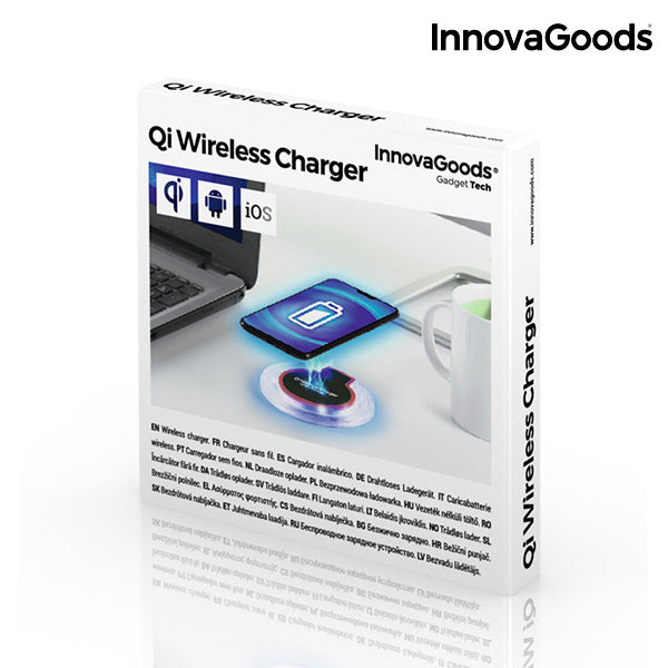 Chargeur Sans Fil pour Smartphones Qi InnovaGoods