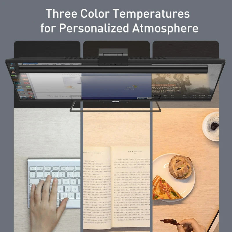 Bas192.- Lampe de bureau pour ordinateur portable, écran, USB, nouveau, lampe de table, moniteur, étude, lecture