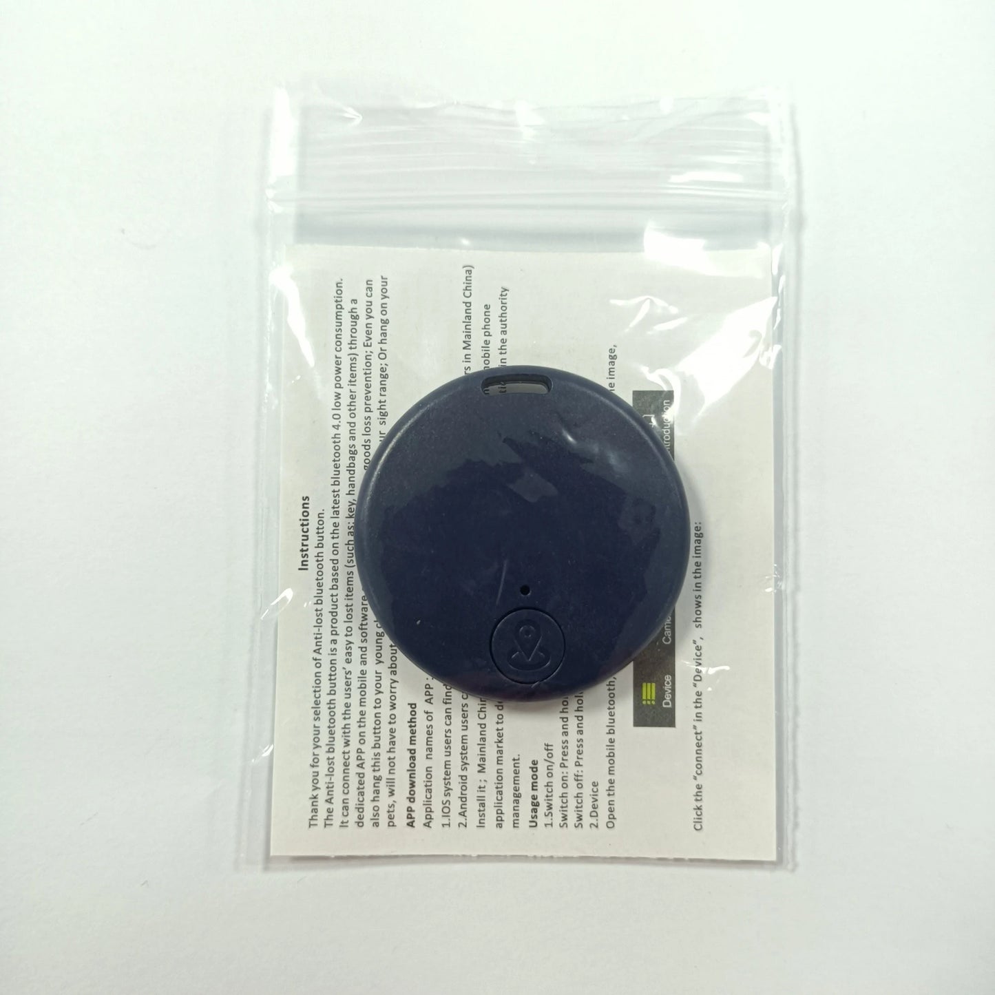 Mini GPS Bluetooth 5.0 Tracker dispositif Anti-perte rond dispositif Anti-perte animal de compagnie enfants sac portefeuille suivi localisateur intelligent