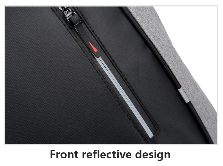 Sac à dos d'affaires étanche pour hommes, sacs à dos d'école USB, sac à dos pour ordinateur portable de 15.6 pouces, sacs à dos de grande capacité pour hommes