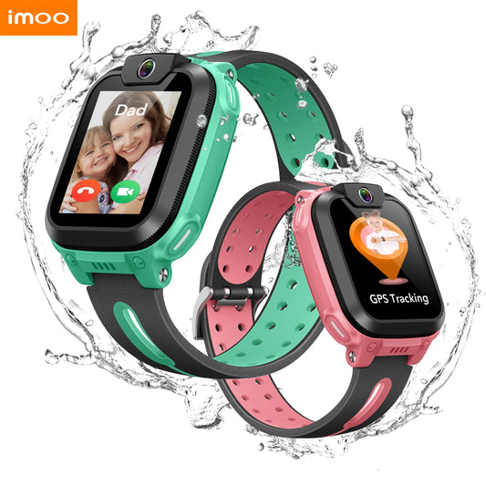 Imoo Z1 enfants montre intelligente GPS SOS étanche Smartwatch horloge 4G appel vidéo PhoneSIM carte localisation Tracker enfants montre-bracelet