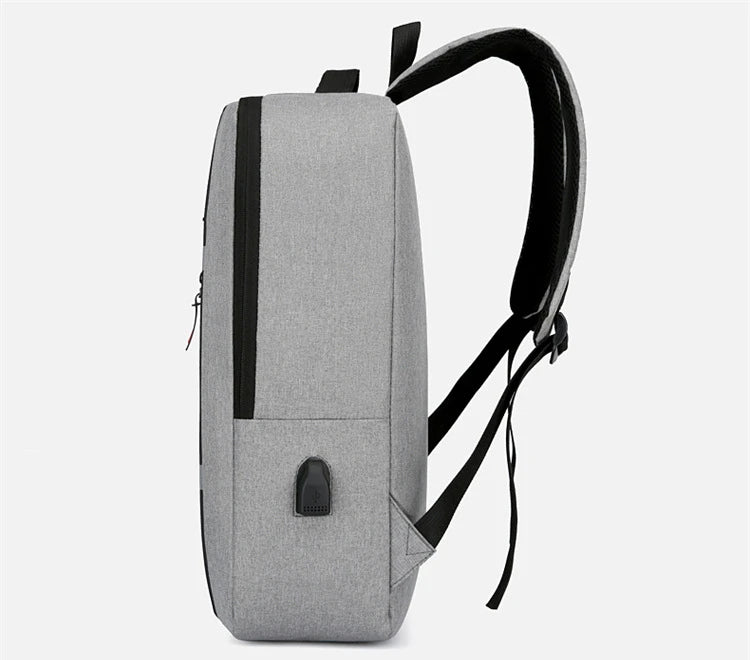 Sac à dos d'affaires étanche pour hommes, sacs à dos d'école USB, sac à dos pour ordinateur portable de 15.6 pouces, sacs à dos de grande capacité pour hommes