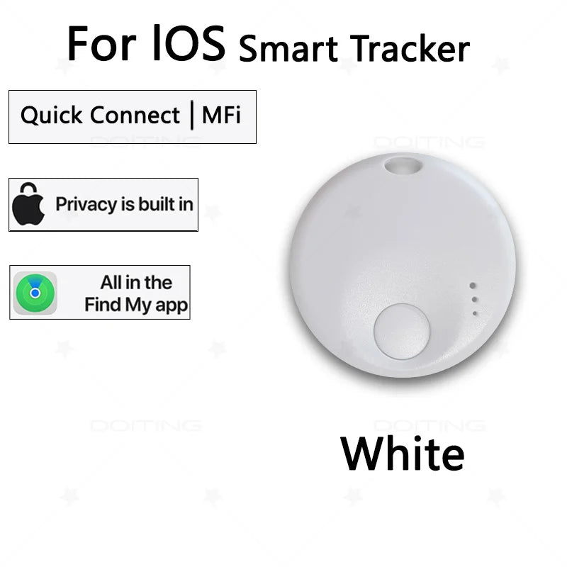 Nouvelle mini étiquette intelligente, traqueur de bagages Bluetooth. Fonctionne avec l'application Find My (iOS uniquement), localisateur d'articles pour clés, bagages, sac à dos