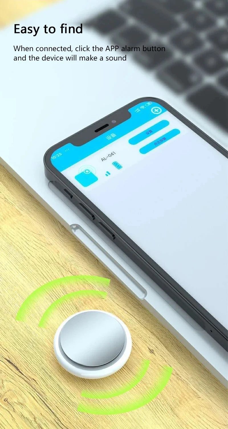 Xiaomi – traceur GPS intelligent Airtag Bluetooth 5.3, fonctionne avec le système Android iOS, Mini localisateur d'étiquette d'air, sac pour enfants, détecteur mural de clé