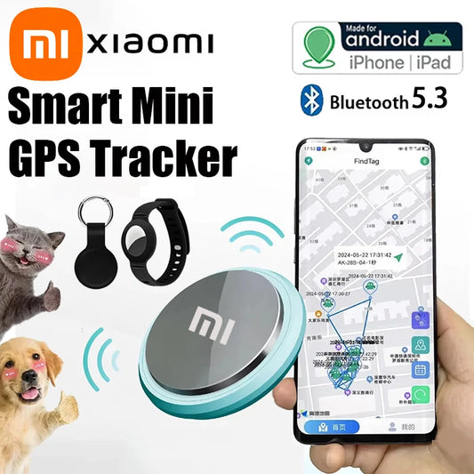 Xiaomi – traceur GPS intelligent Airtag Bluetooth 5.3, fonctionne avec le système Android iOS, Mini localisateur d'étiquette d'air, sac pour enfants, détecteur mural de clé