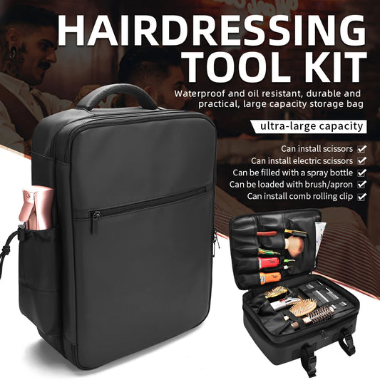 Sac de rangement de Salon professionnel pour barbier, sac de voyage multifonctionnel à sangle réglable, sac à dos pour outils de Salon de coiffure