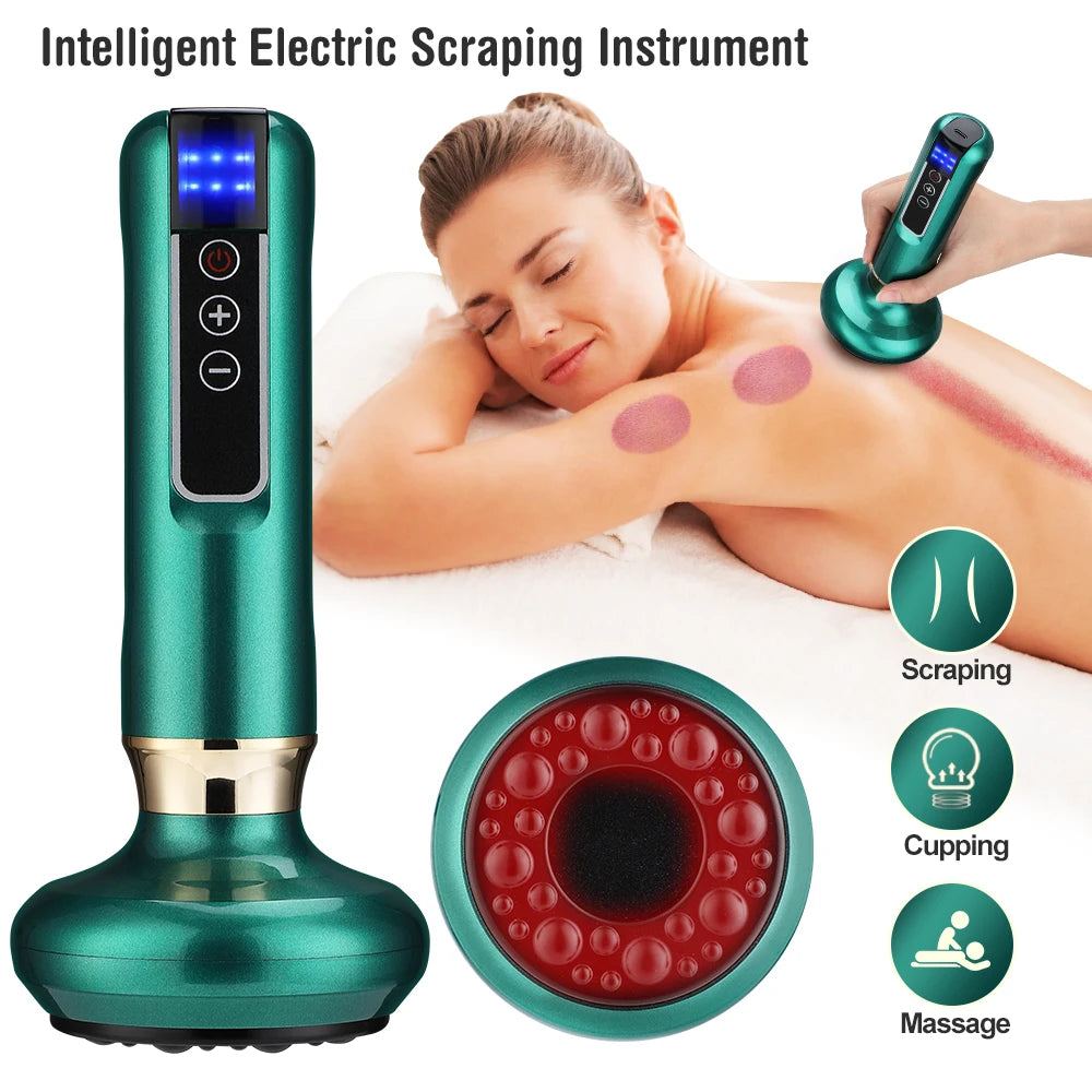 Appareil de Massage Intelligent – Ventouses Électriques Chauffantes