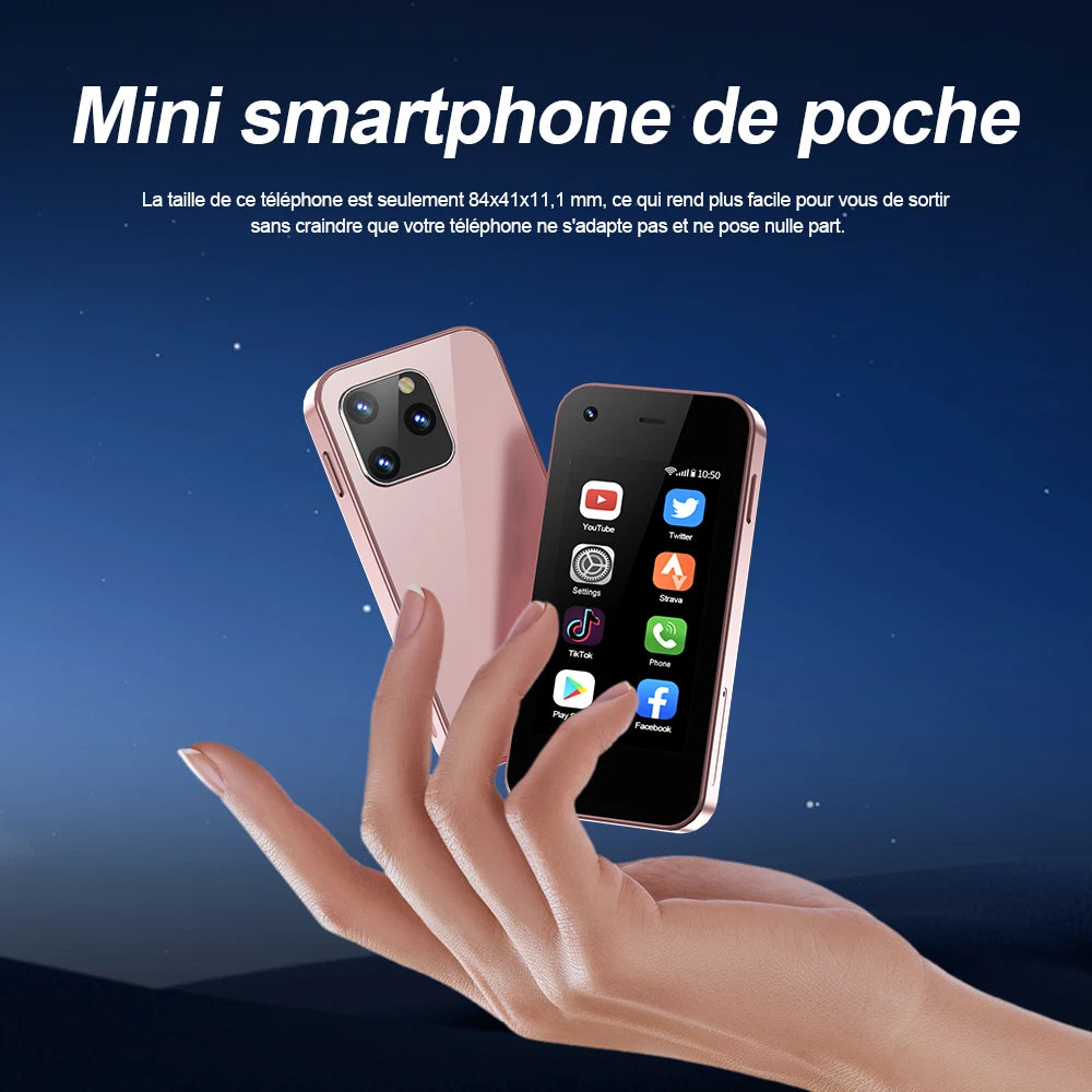 SERVO KING5000 Super Mini Smartphone 3G système Android 2 SIM veille WhatsAPP WiFi Hotspot 2.5 "écran petits téléphones mobiles intelligents