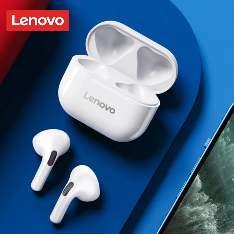 Lenovo-Écouteurs Bluetooth sans fil LP40 TWS, casque à commande tactile, casque de jeu, appel HD avec micro, écouteurs, nouveau choix, 2025