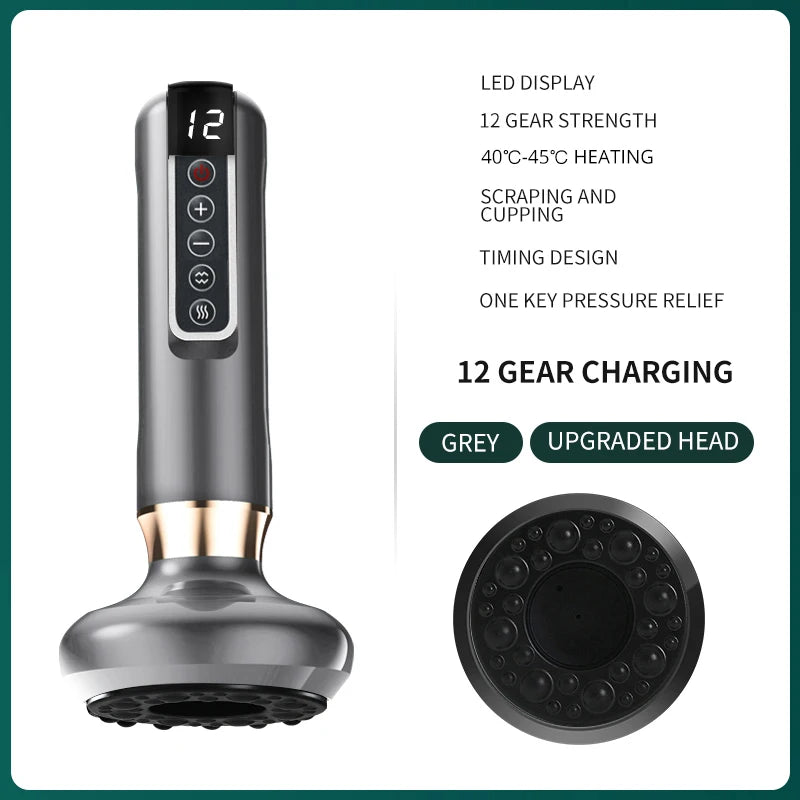 Appareil de Massage Intelligent – Ventouses Électriques Chauffantes