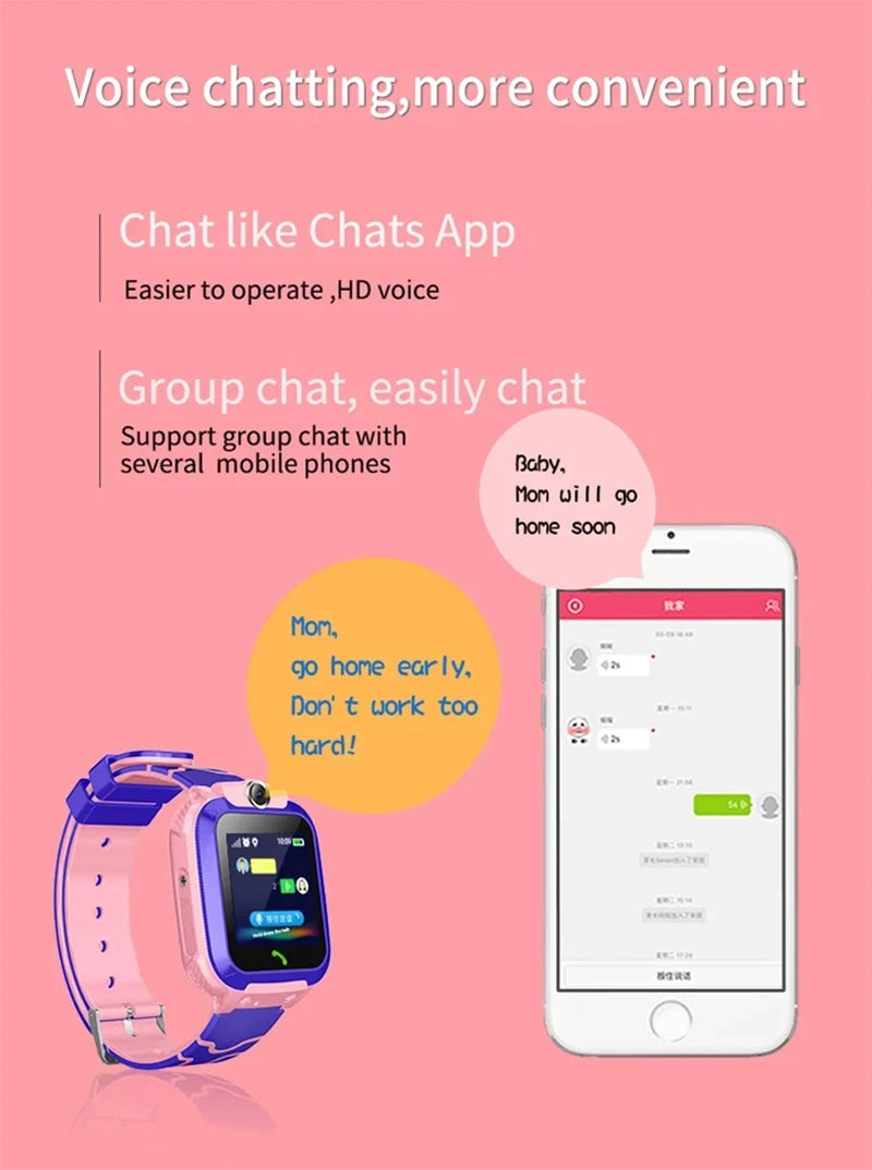 Xiaomi enfants montre intelligente SOS GPS localisation Tracke carte Sim appel enfant montre intelligente caméra étanche montre cadeau pour Ios Android