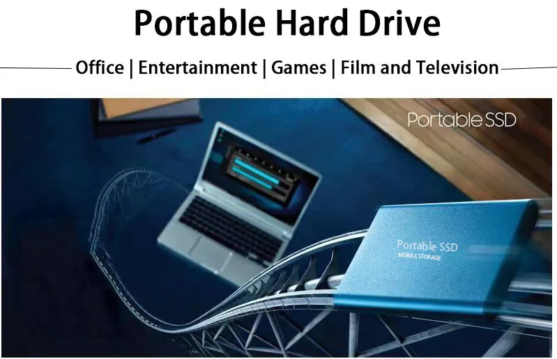 Disque Dur Externe SSD USB 1.8 de Type C de 3.0 Pouces, Capacité de 500 Go, 1 To, 2 To, pour Ordinateur Portable