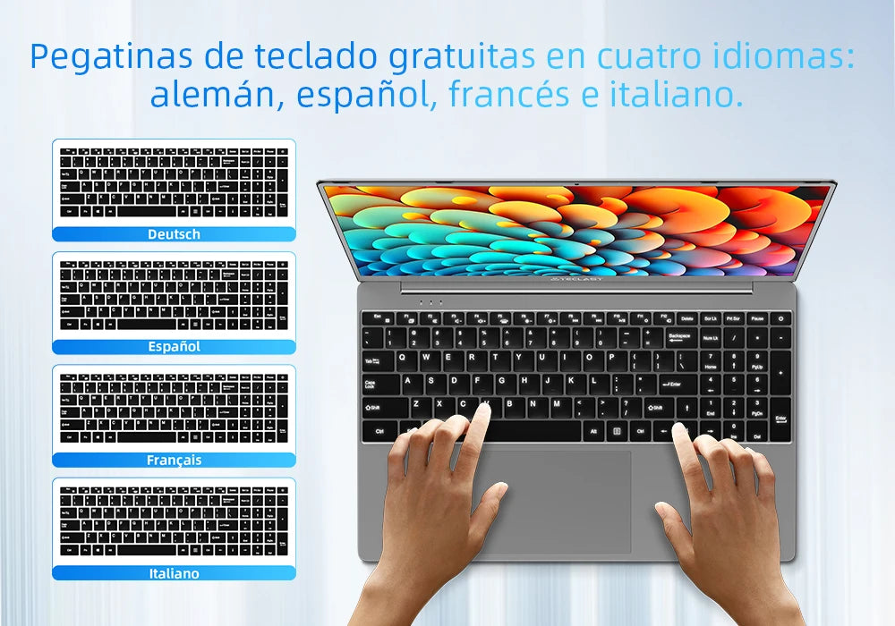 TECLAST-Ordinateur portable F16Pro avec clavier rétro4.2, 15.6 pouces, 16 Go de RAM, 512 Go de SSD, processeur Intel N95, écran IPS FHD 1080P, WiFi 6, BT 5.0, USB 3.2, 38000mWh