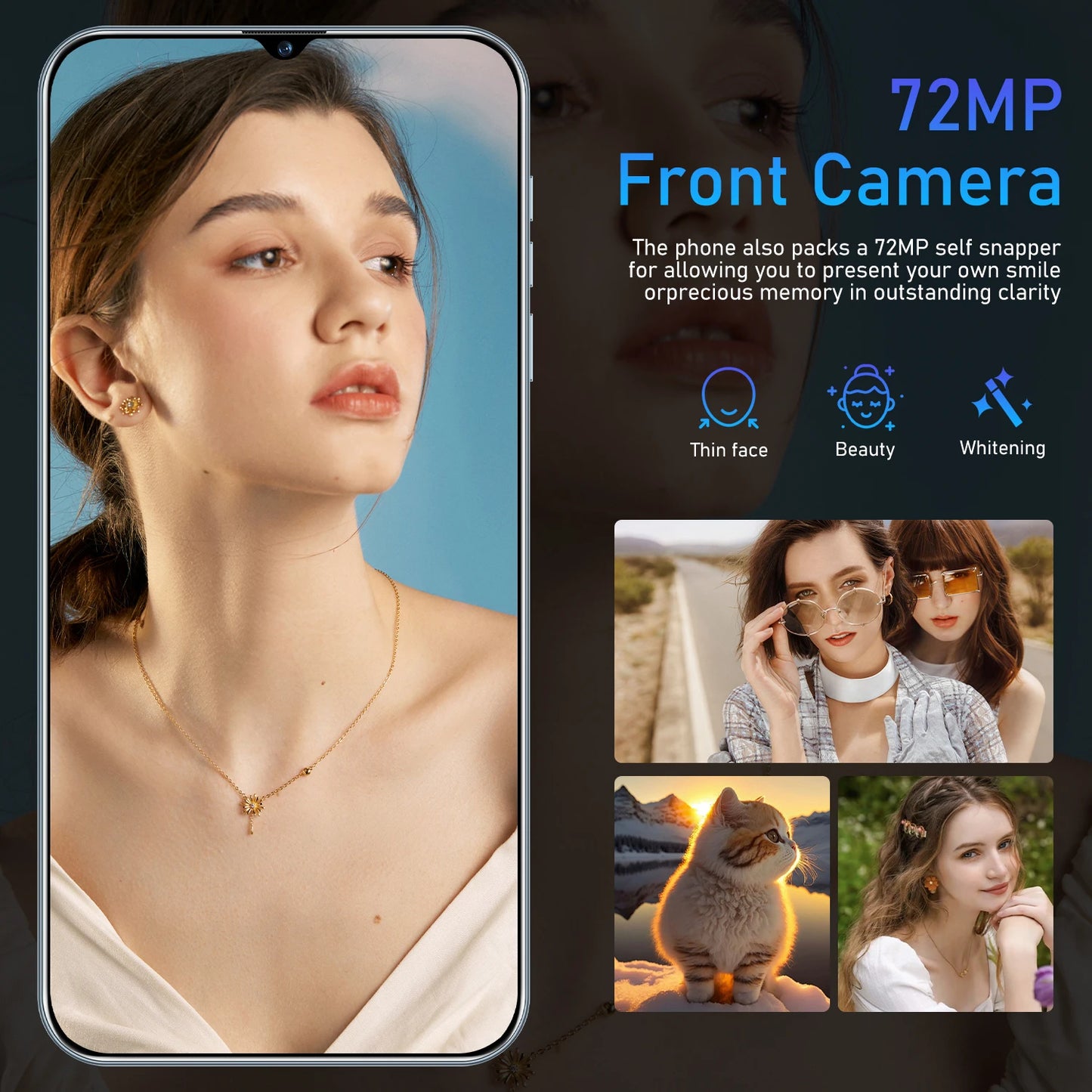 Reno 11 Pro 2025 nouvelle édition mondiale 7.3HD originale double carte intelligente 7800mAh batterie fonction de reconnaissance faciale