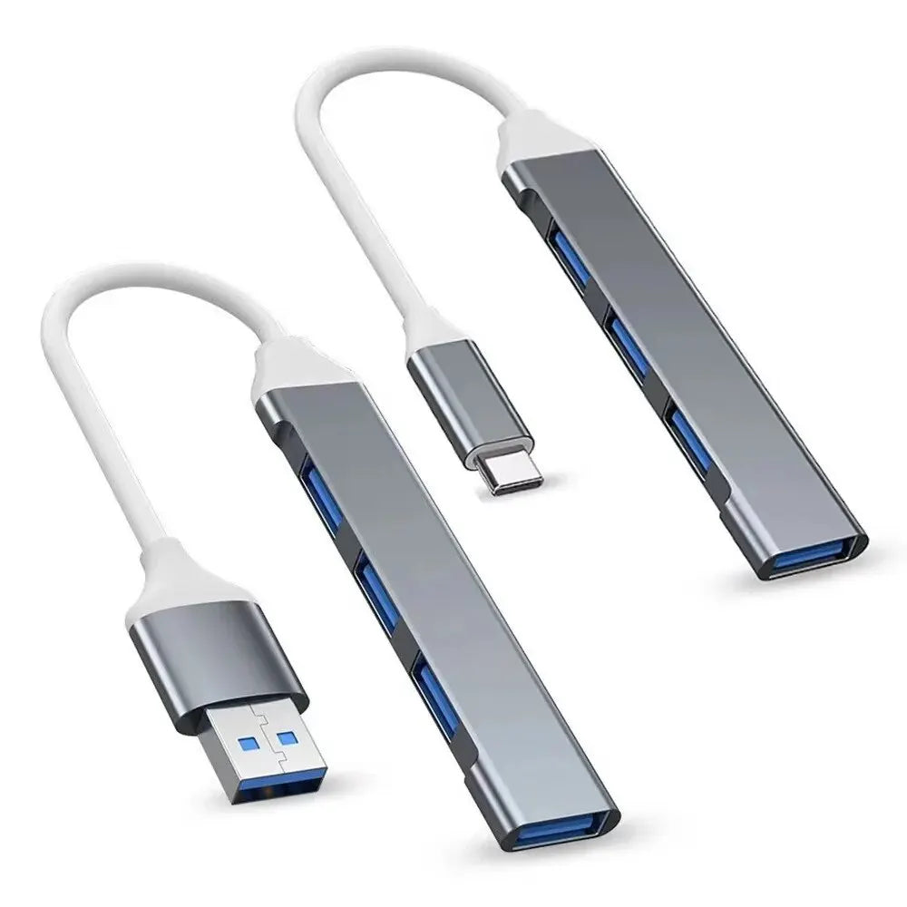 Hub USB Type-C 4 Ports 3.0 - Adaptateur OTG Multifonction 🔌💻