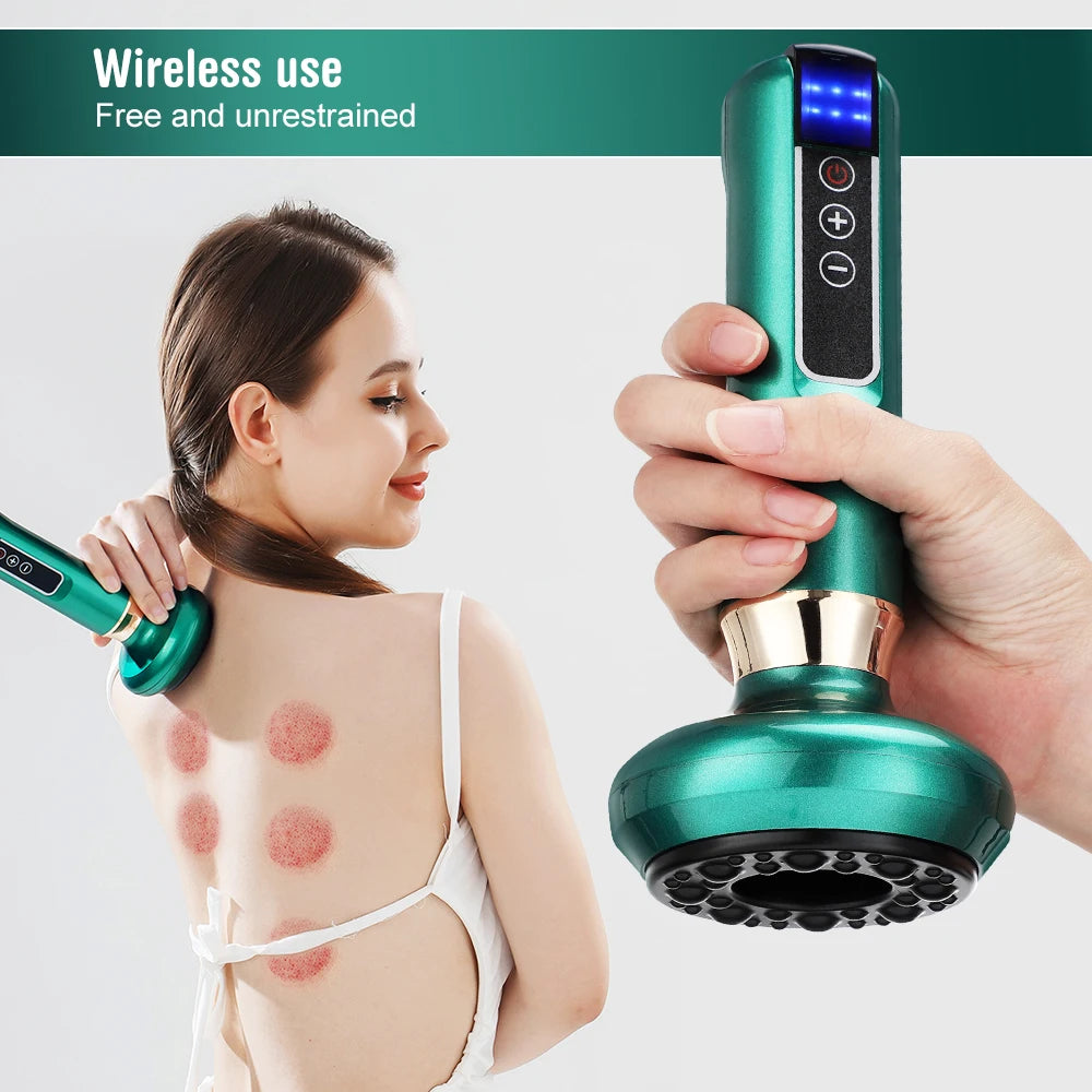Appareil de Massage Intelligent – Ventouses Électriques Chauffantes