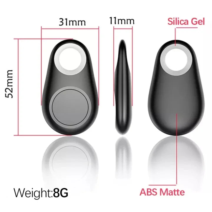 Mini traqueur mobile Bluetooth 5.0, dispositif anti-perte, rond, animal de compagnie, enfants, sac, portefeuille, suivi, recherche intelligente, localisateur