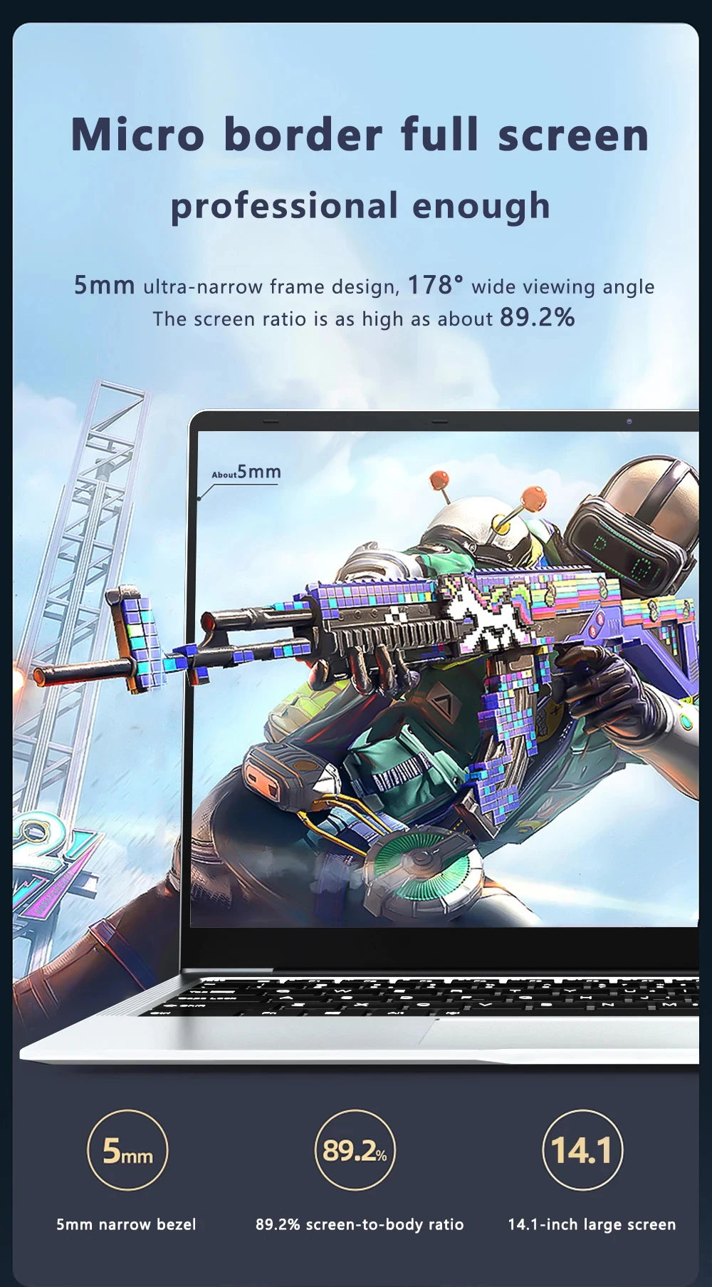 Ordinateur portable Windows 11 Intel Celeron J4025 2025, ordinateur portable Gamer, 12 Go de RAM, 512 Go, 1 To SSD, 1920x1080, ordinateur de bureau, nouveau