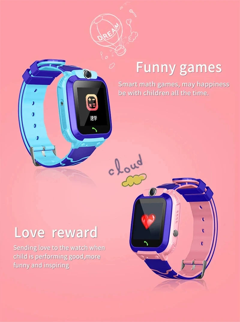 Xiaomi enfants montre intelligente SOS GPS localisation Tracke carte Sim appel enfant montre intelligente caméra étanche montre cadeau pour Ios Android