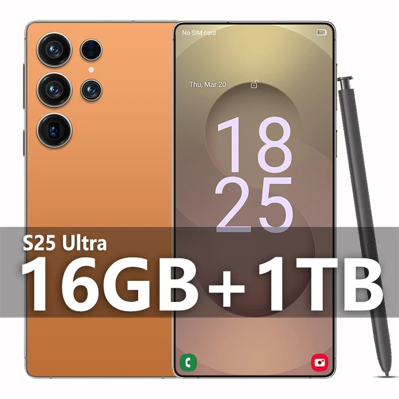 2025 Original Pad S25 ultra tablette PC 7.3 pouces HD 4K Android 13 22GB + 2TB 8000mAh batterie 4G 5G double carte Sim WiFi GPS Google Tab