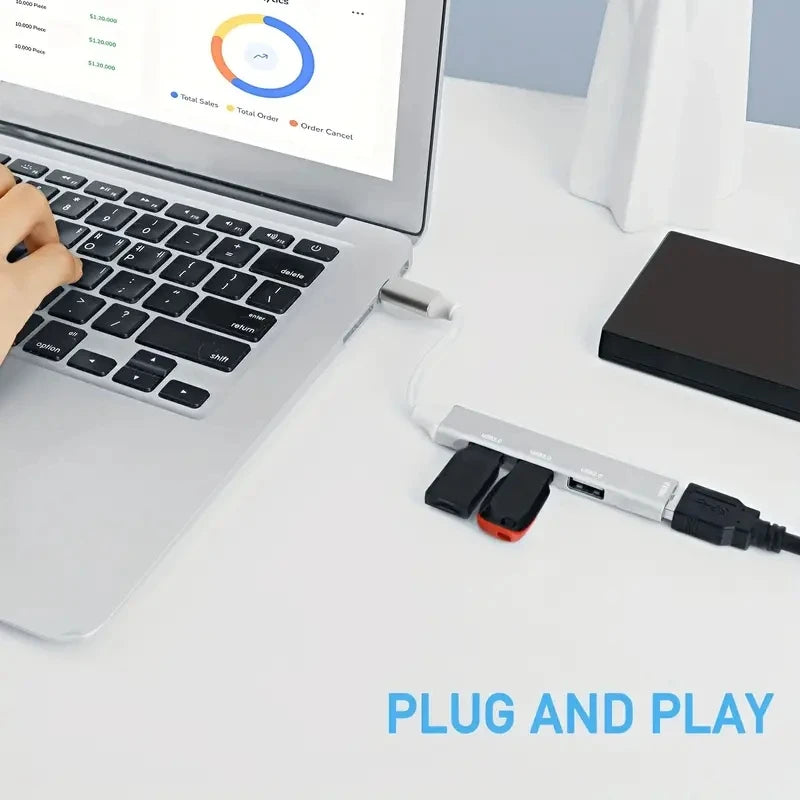 Extenseur USB Multifonction pour Téléphone Portable et Ordinateur 🔌📱💻