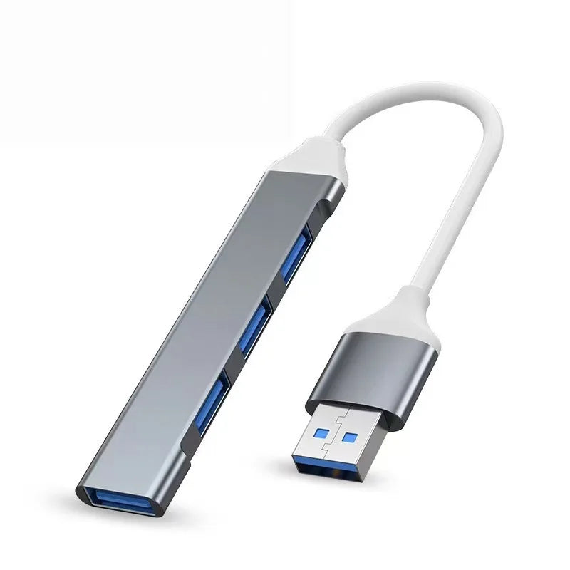 Hub USB 4 Ports à Haute Vitesse pour Téléphone et Ordinateur