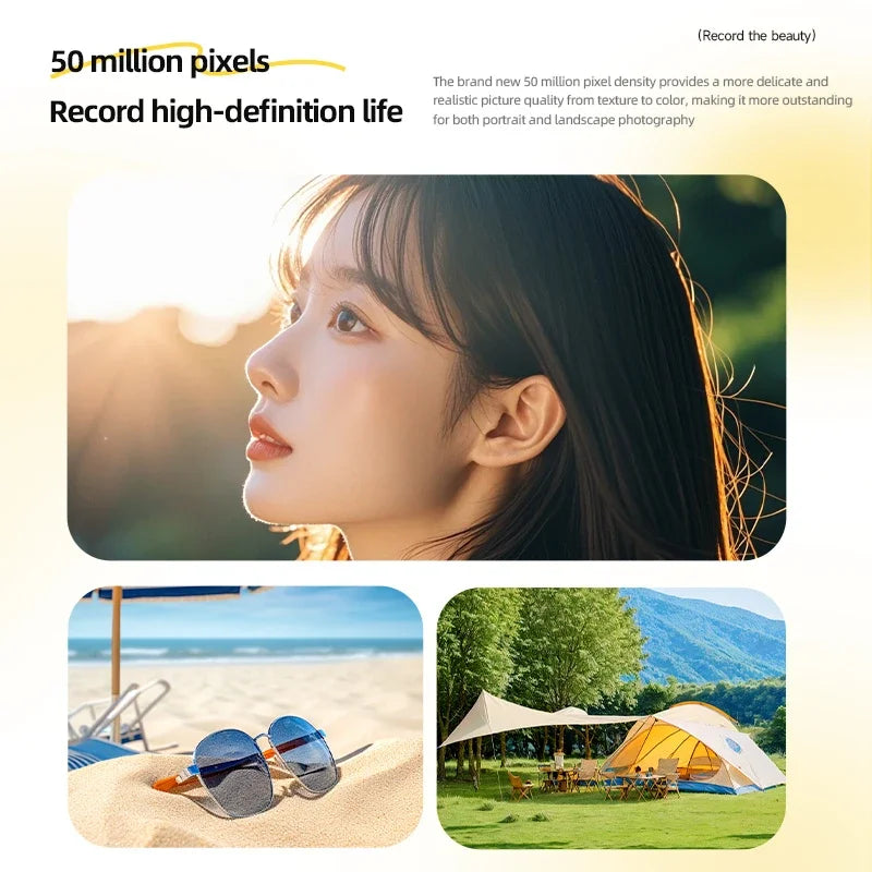 Xiaomi 4K appareil photo numérique rétro CCD Portable carte caméra d'entrée de gamme double caméra Flash 50 millions de Pixels mise au point automatique