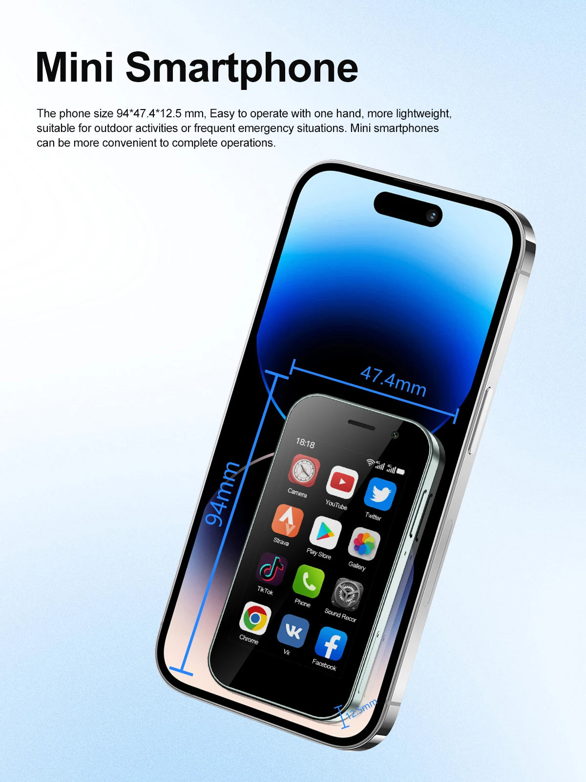 SERVO KING9000, petit téléphone portable Smartphone, écran HD 3.0 ", Android 10.0, réseau 4G, persévérance, 2 Go + 16 Go, 2000mAh,Reconnaissance faciale , mini téléphone portable