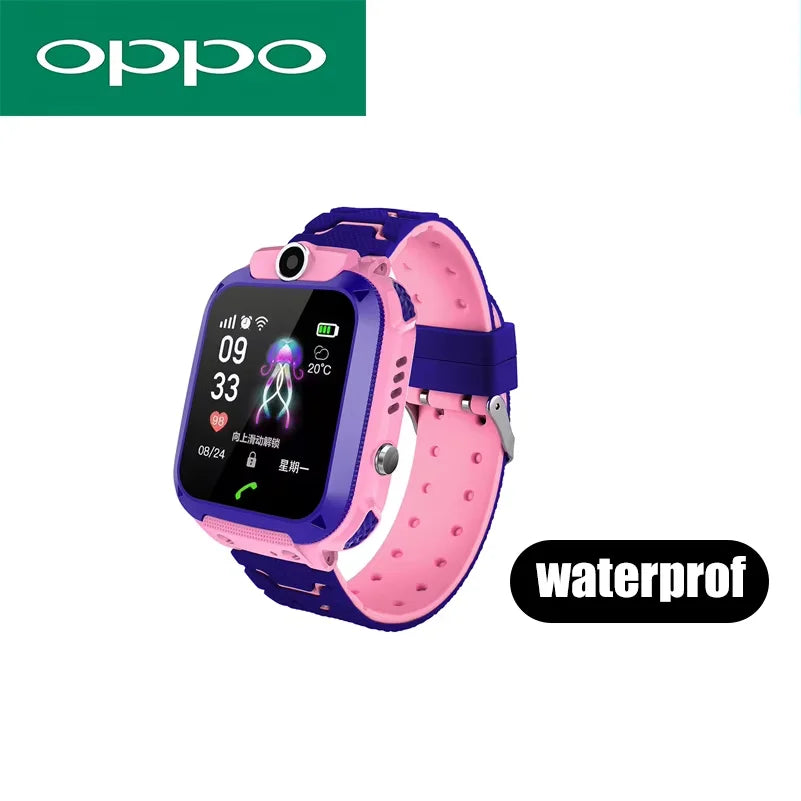 Xiaomi 4G enfants montre intelligente Mini enfants téléphone avec appel SOS caméra 3 en 1 dessin animé montre fille garçon anniversaire cadeau de noël 2025New