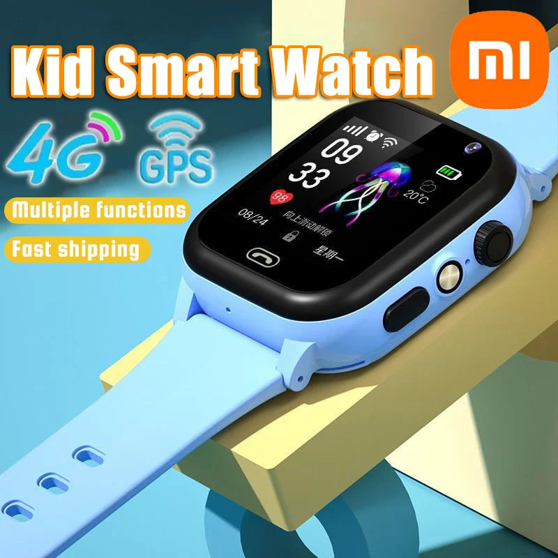Xiaomi enfants 4G montre intelligente SOS GPS localisation carte Sim appel enfant montre intelligente caméra étanche garçons fille cadeau pour Ios Android nouveau