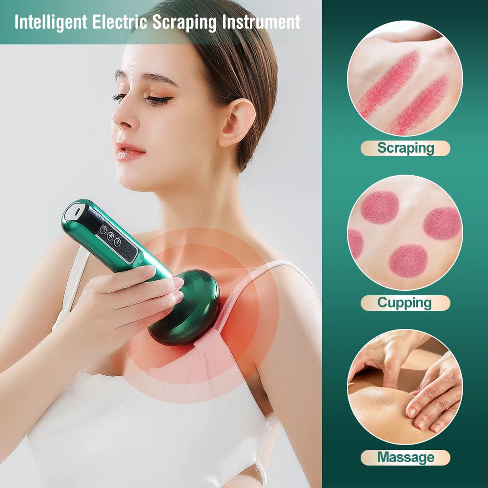 Appareil de Massage Intelligent – Ventouses Électriques Chauffantes