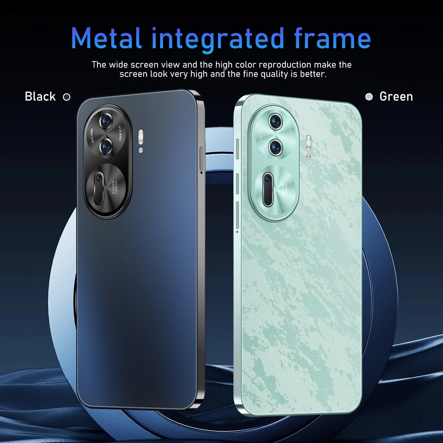 Reno 11 Pro 2025 nouvelle édition mondiale 7.3HD originale double carte intelligente 7800mAh batterie fonction de reconnaissance faciale