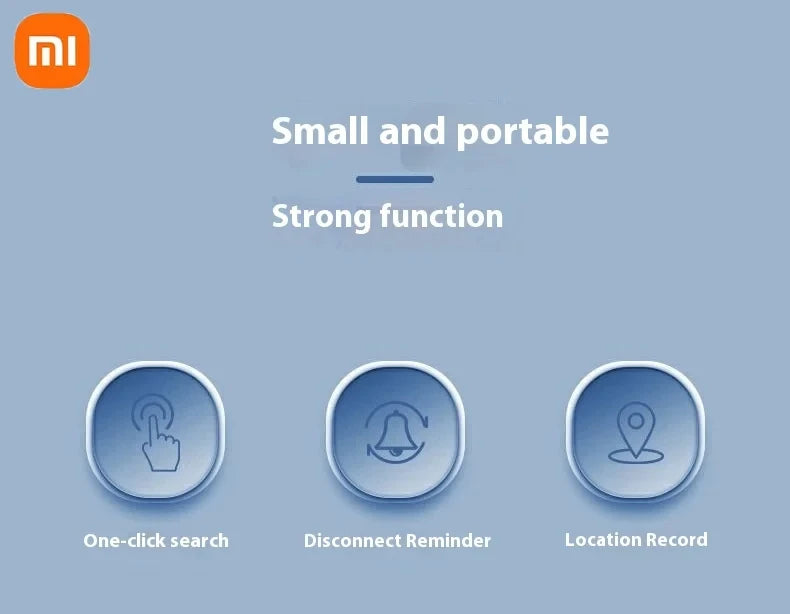 Xiaomi – traceur GPS intelligent Airtag Bluetooth 5.3, fonctionne avec le système Android iOS, Mini localisateur d'étiquette d'air, sac pour enfants, détecteur mural de clé