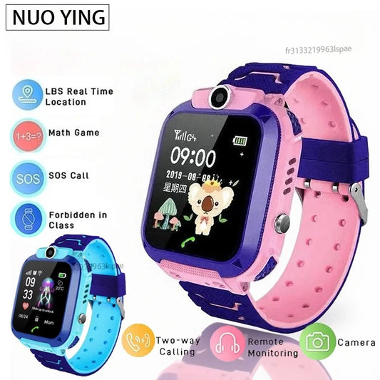 Enfants montre intelligente SOS GPS localisation 4G carte Sim appel enfant montre intelligente caméra étanche garçons fille cadeau pour nouveau