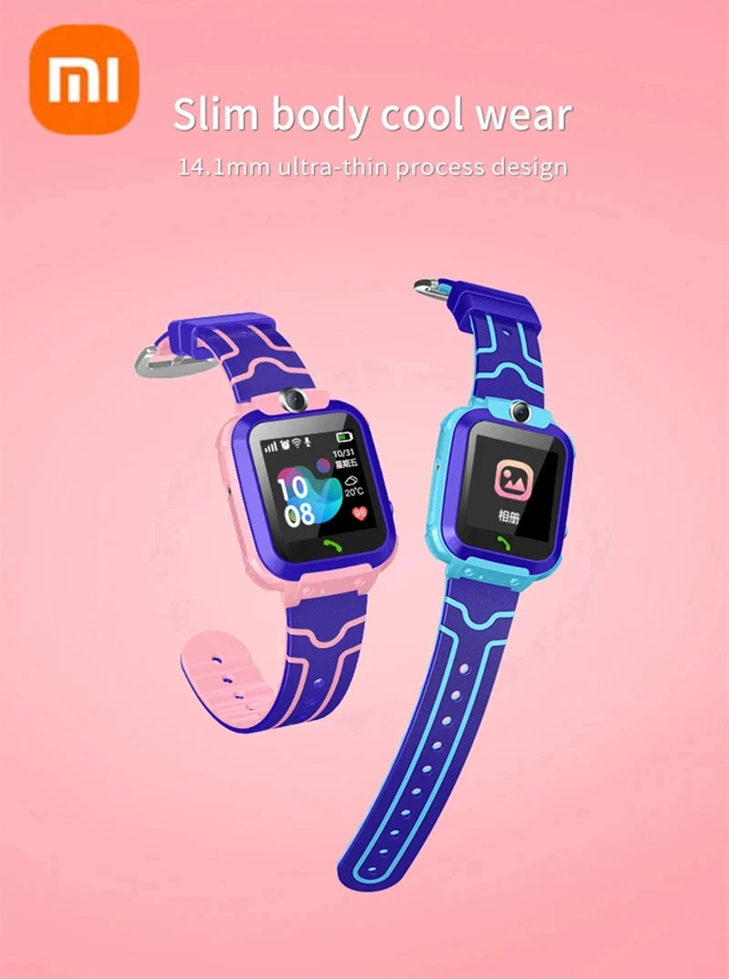 Xiaomi enfants montre intelligente SOS GPS localisation Tracke carte Sim appel enfant montre intelligente caméra étanche montre cadeau pour Ios Android