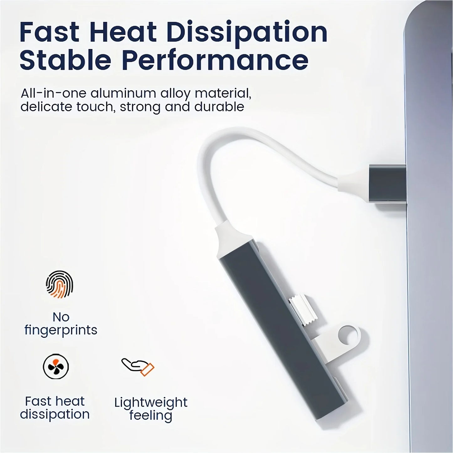 Hub USB Type-C 4 Ports 3.0 - Adaptateur OTG Multifonction 🔌💻