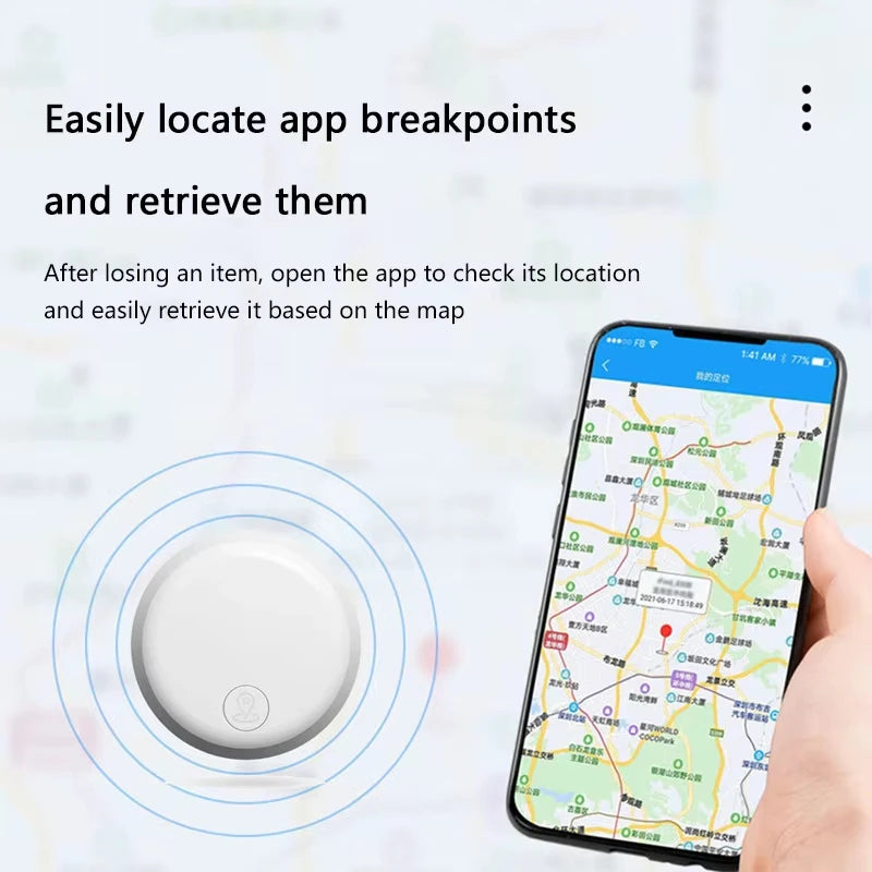 Xiaomi – traceur GPS intelligent Airtag Bluetooth 5.3, fonctionne avec le système Android iOS, Mini localisateur d'étiquette d'air, sac pour enfants, détecteur mural de clé