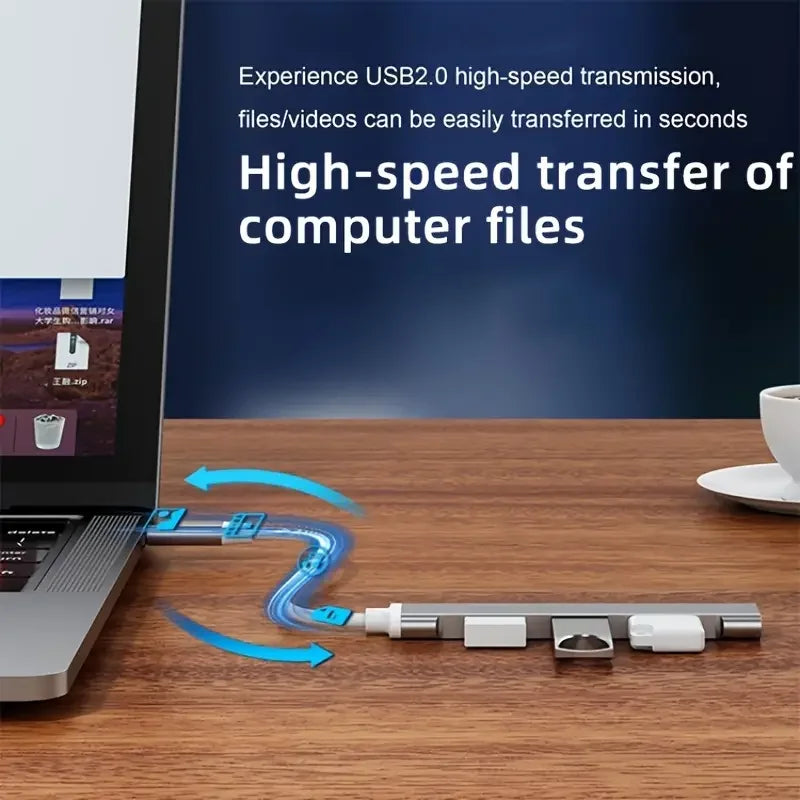 Hub USB Type-C 4 Ports 3.0 - L'adaptateur OTG multifonction qui va révolutionner votre connectivité 🔌🌐