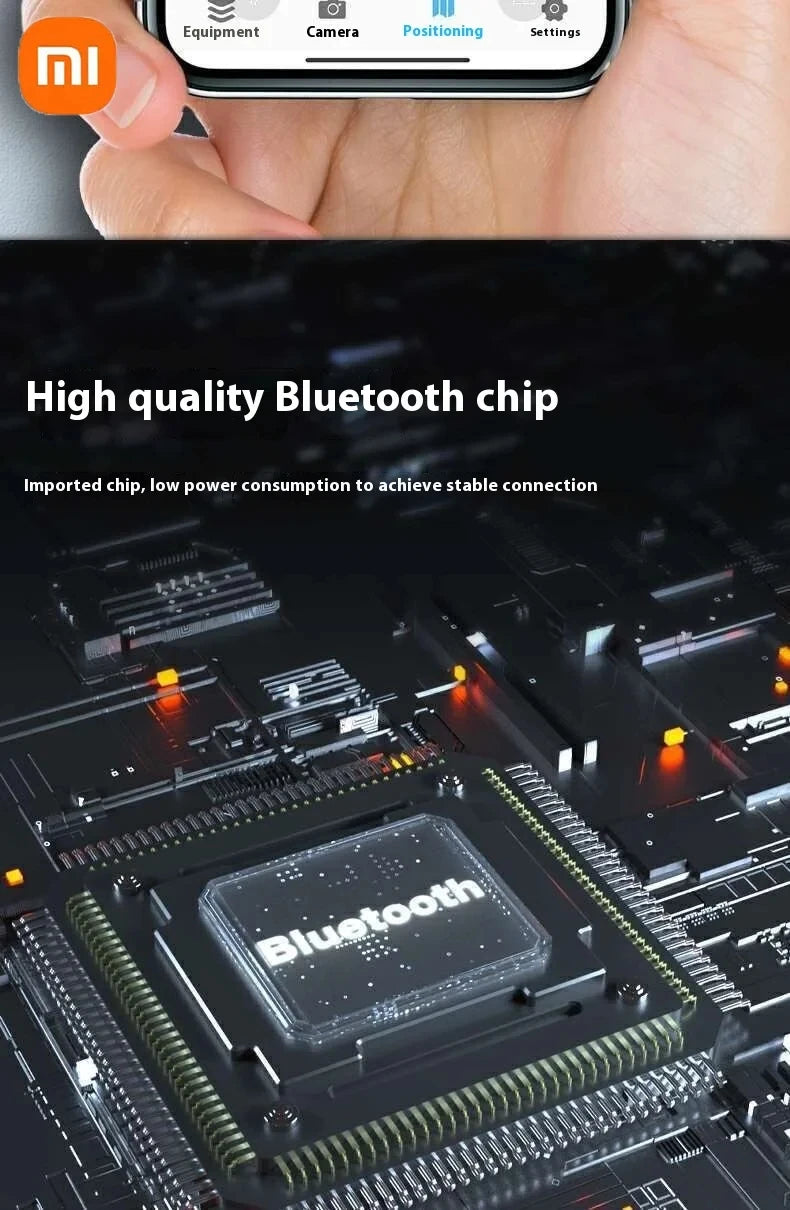 Xiaomi – traceur GPS intelligent Airtag Bluetooth 5.3, fonctionne avec le système Android iOS, Mini localisateur d'étiquette d'air, sac pour enfants, détecteur mural de clé