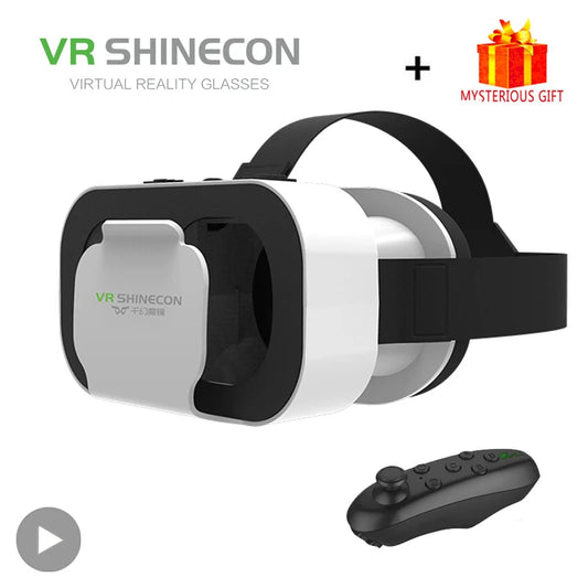 Shinecon Viar réalité virtuelle VR lunettes casque appareil 3D casque lunettes lentilles pour Smartphone téléphone intelligent jeu cellule ensemble Mobile
