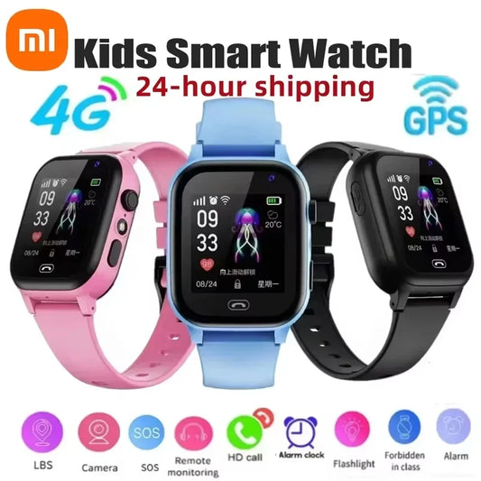 Xiaomi enfants 4G montre intelligente SOS GPS localisation appel vidéo carte Sim enfant montre intelligente caméra étanche mise à niveau montre garçons filles nouveau
