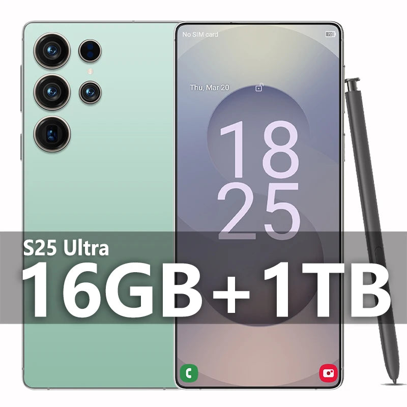 2025 Original Pad S25 ultra tablette PC 7.3 pouces HD 4K Android 13 22GB + 2TB 8000mAh batterie 4G 5G double carte Sim WiFi GPS Google Tab