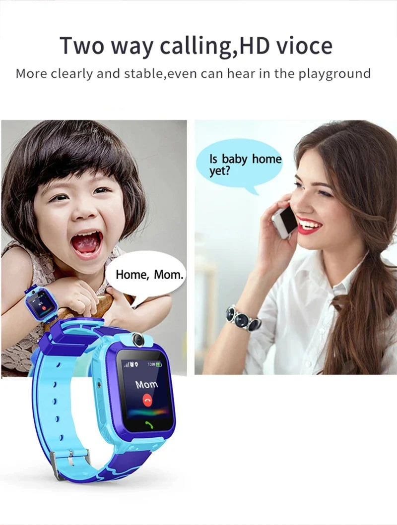 Xiaomi enfants montre intelligente SOS GPS localisation Tracke carte Sim appel enfant montre intelligente caméra étanche montre cadeau pour Ios Android