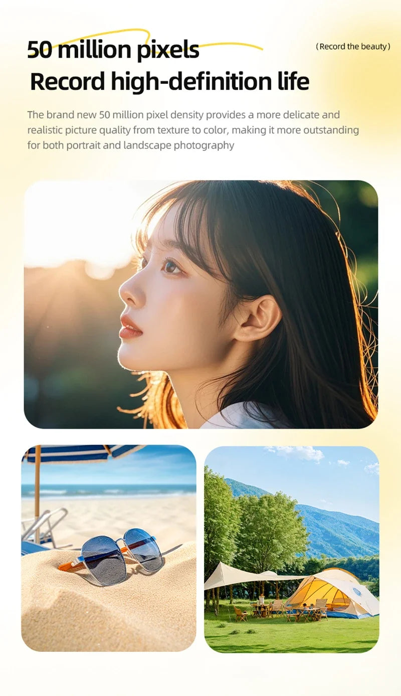 Xiaomi 4K appareil photo numérique rétro CCD Portable carte caméra d'entrée de gamme double caméra Flash 50 millions de Pixels mise au point automatique