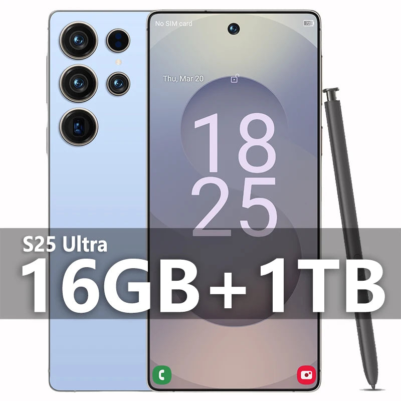 2025 Original Pad S25 ultra tablette PC 7.3 pouces HD 4K Android 13 22GB + 2TB 8000mAh batterie 4G 5G double carte Sim WiFi GPS Google Tab